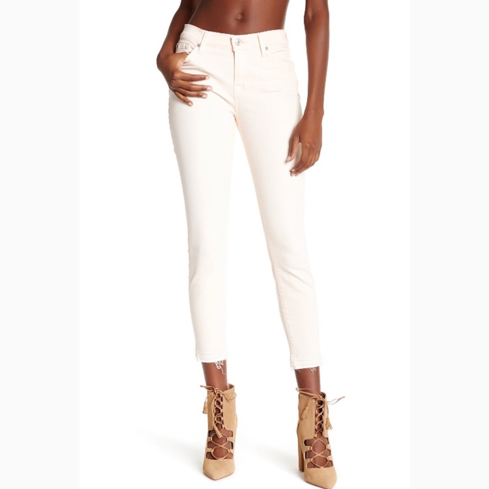 NWT 7 FOR ALL MANKIND Ankle Skinny Raw Hem Sz30 - Picture 2 of 8